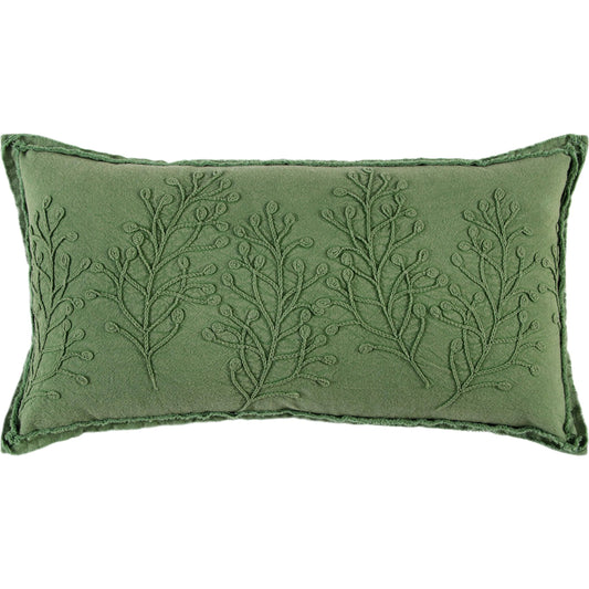 Stateline Pillow by HedgeApple Essentials in green. Made from cotton in a unique style.