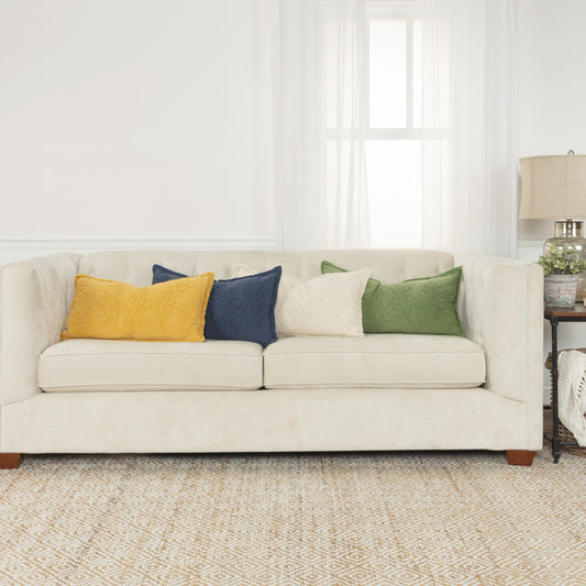 McPherson Pillow by HedgeApple Essentials. Made from cotton casement in a modern style.
