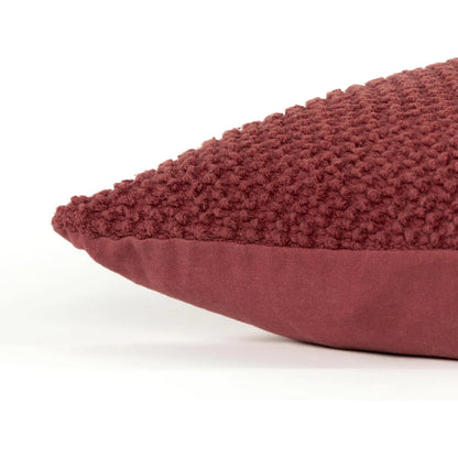 West Pillow by HedgeApple Essentials in deep merlot. Made from cotton in a eclectic & global style.