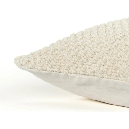 Claiborne Pillow by HedgeApple Essentials in ivory. Made from cotton in a transitional style.