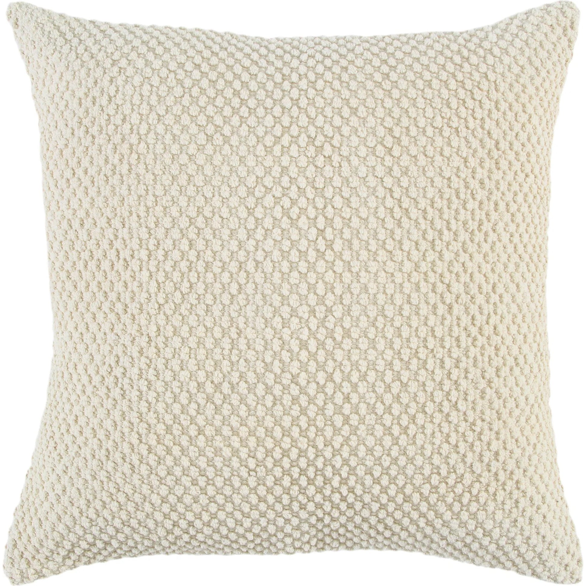 Claiborne Pillow by HedgeApple Essentials in ivory. Made from cotton in a transitional style.