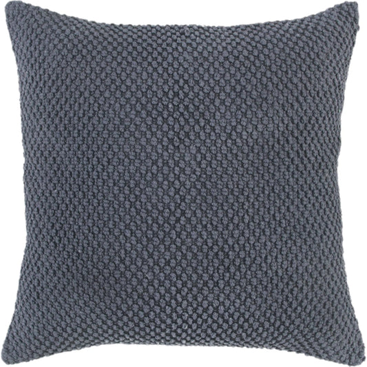 Newaygo Pillow by HedgeApple Essentials in dark grey. Made from cotton in a unique style.