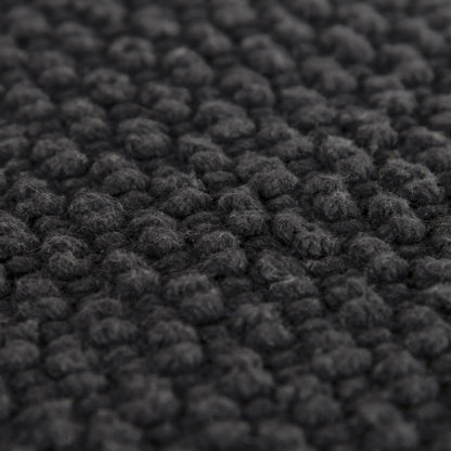 Kanawha Pillow by HedgeApple Essentials in black. Made from cotton in a modern style.