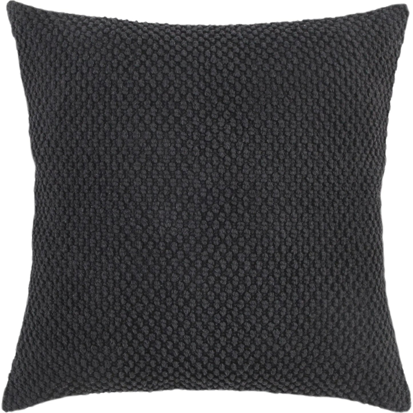 001 SI-2438424 | Primary Silo | Kanawha Pillow by HedgeApple Essentials in black. Made from cotton in a modern style.