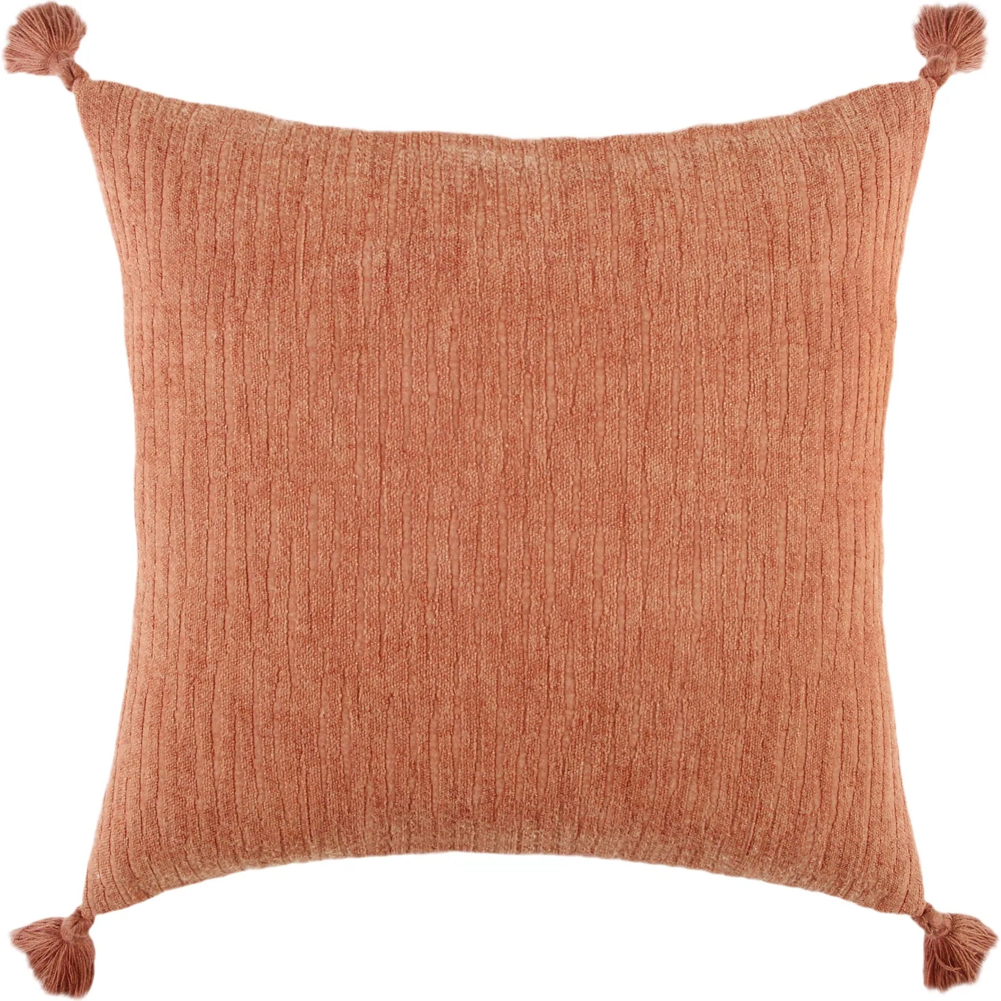 Bailey Pillow by HedgeApple Essentials in clay, rust, terra cotta. Made from cotton woven in a eclectic & global style.