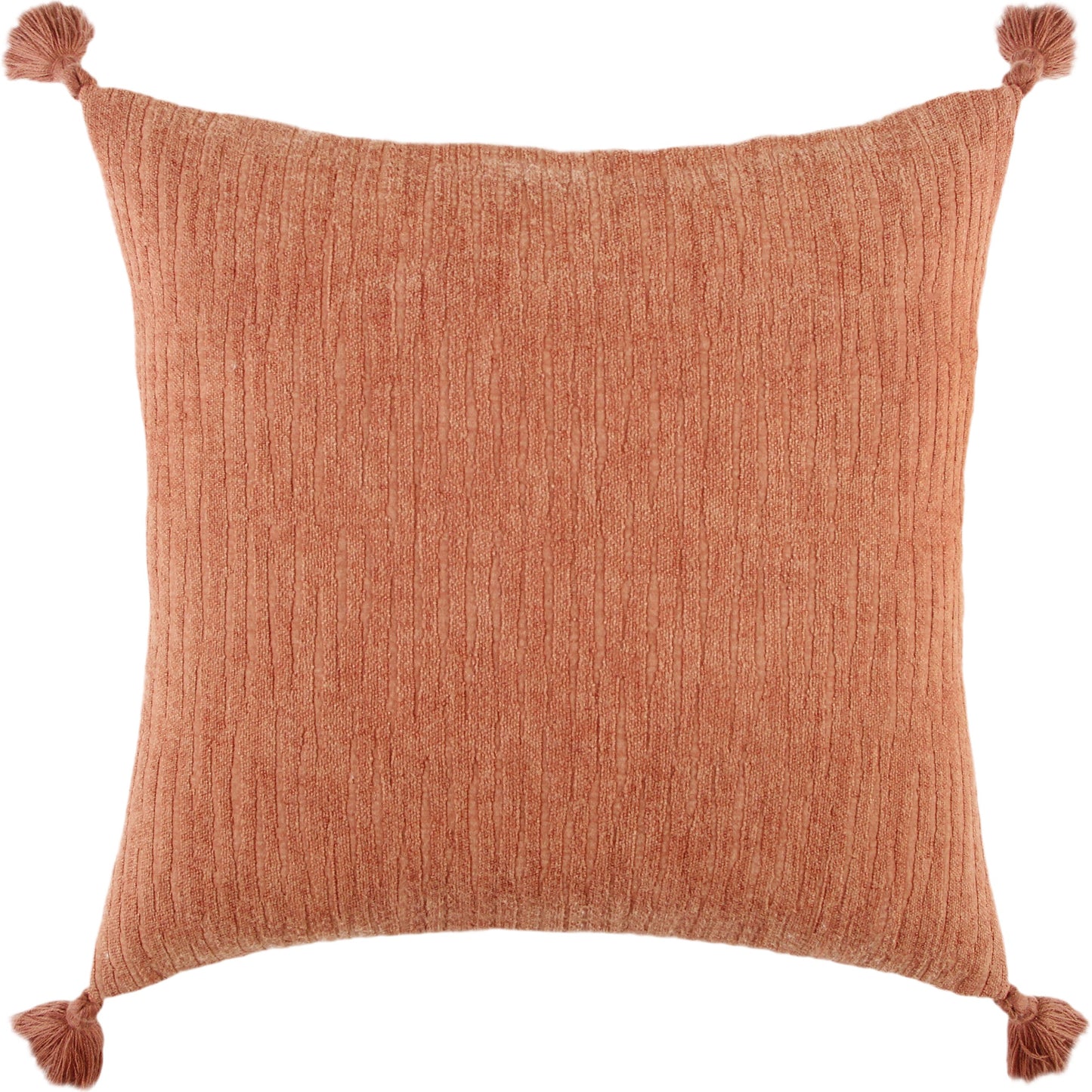 018 SI-1806953,SI-1806954 | Primary Silo | Bailey Pillow by HedgeApple Essentials in terra cotta. Made from woven cotton, cotton in a modern style.