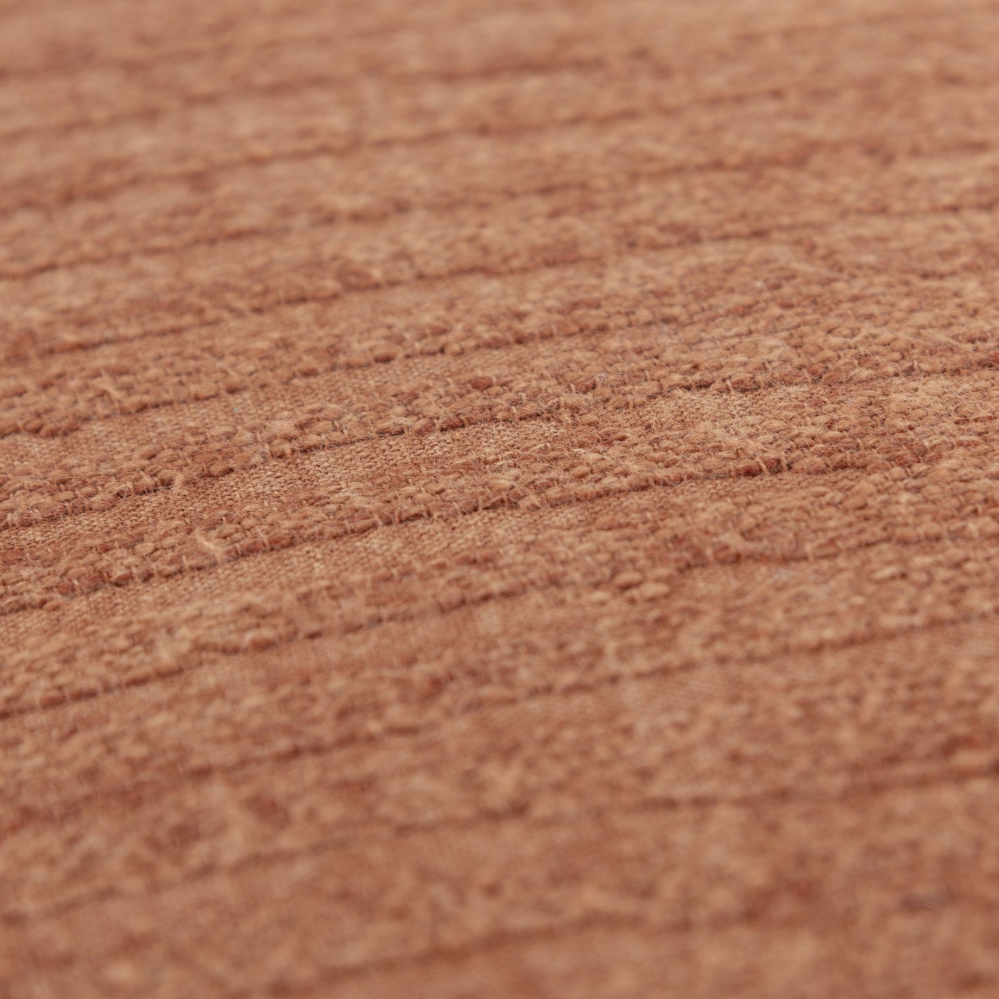 020 SI-1806953,SI-1806954 | Closeup | Bailey Pillow by HedgeApple Essentials in terra cotta. Made from woven cotton, cotton in a modern style.