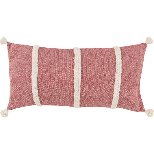 Stanly Pillow by HedgeApple Essentials in red. Made from cotton in a unique style.