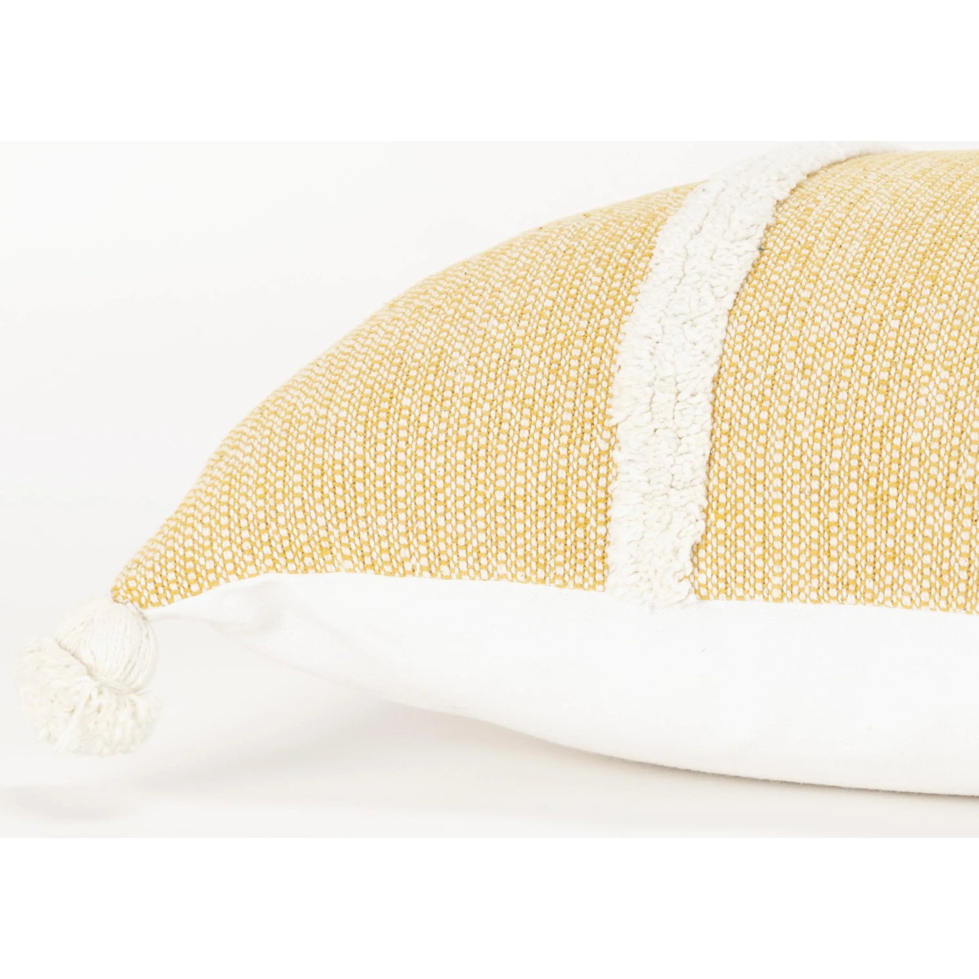 Gage Pillow by HedgeApple Essentials in gold, yellow. Made from cotton in a eclectic & global style.