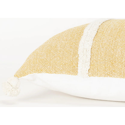 Gage Pillow by HedgeApple Essentials in gold, yellow. Made from cotton in a eclectic & global style.