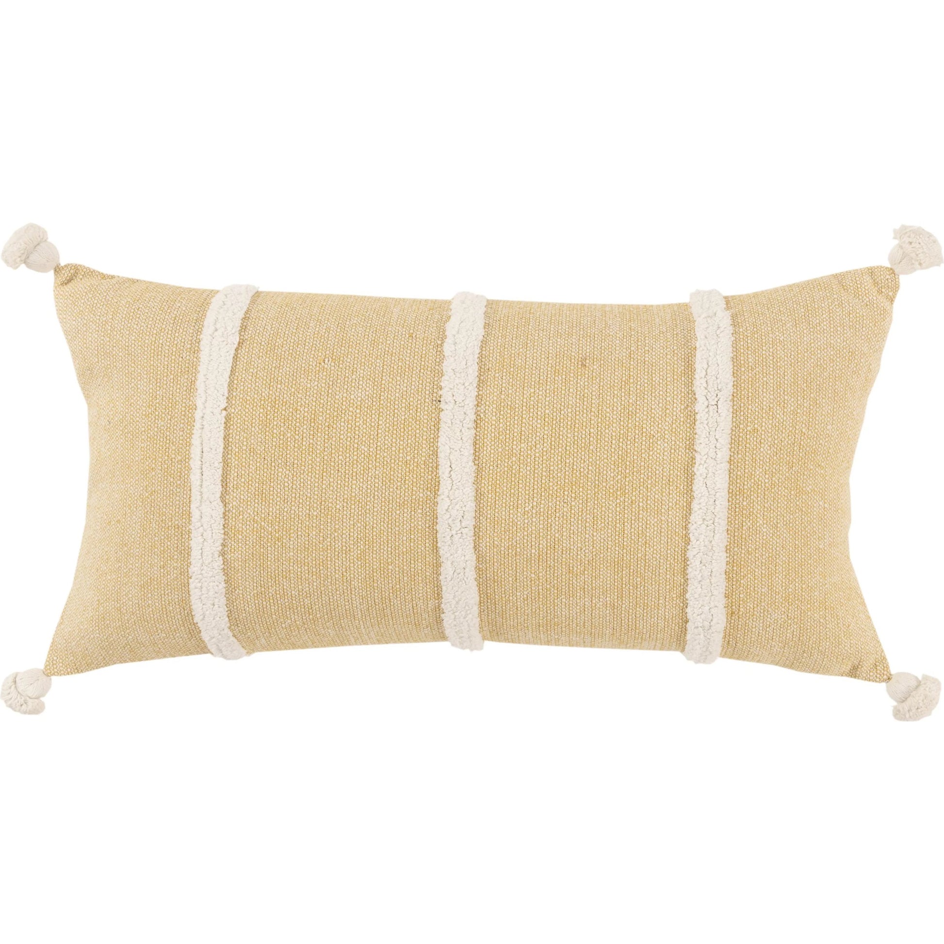 Gage Pillow by HedgeApple Essentials in gold, yellow. Made from cotton in a eclectic & global style.