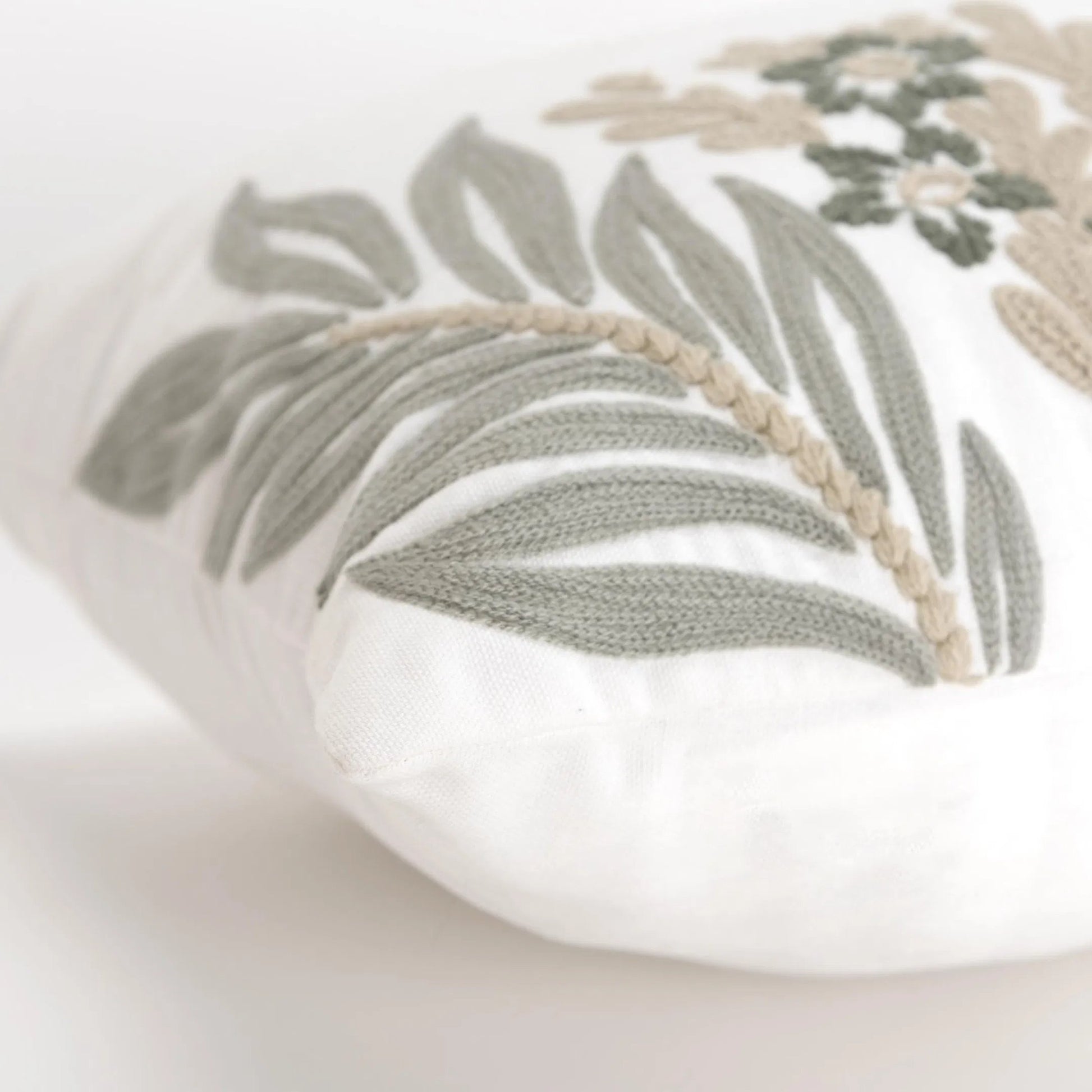 Franklin Pillow by HedgeApple Essentials in ivory, taupe. Made from cotton, polyester in a transitional style.