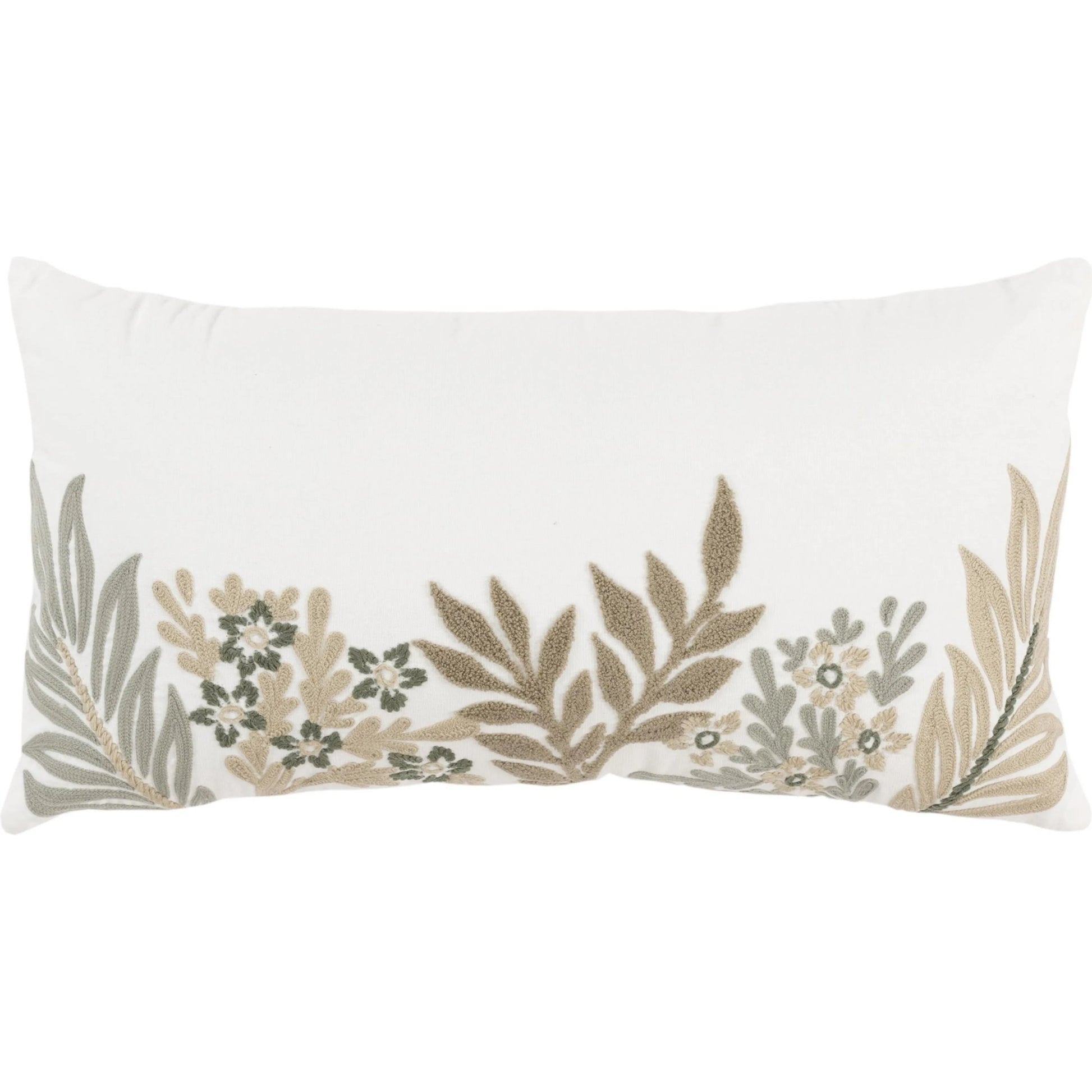 Franklin Pillow by HedgeApple Essentials in ivory, taupe. Made from cotton, polyester in a transitional style.
