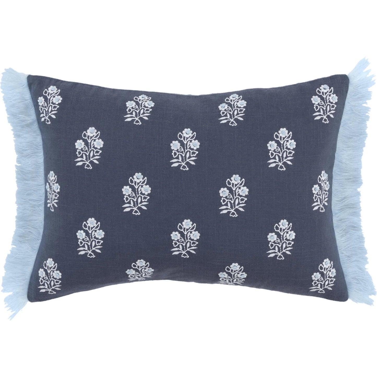 001 SI-2438451 | Primary Silo | Hartland Pillow by HedgeApple Essentials in blue. Made from cotton, polyester in a traditional style.