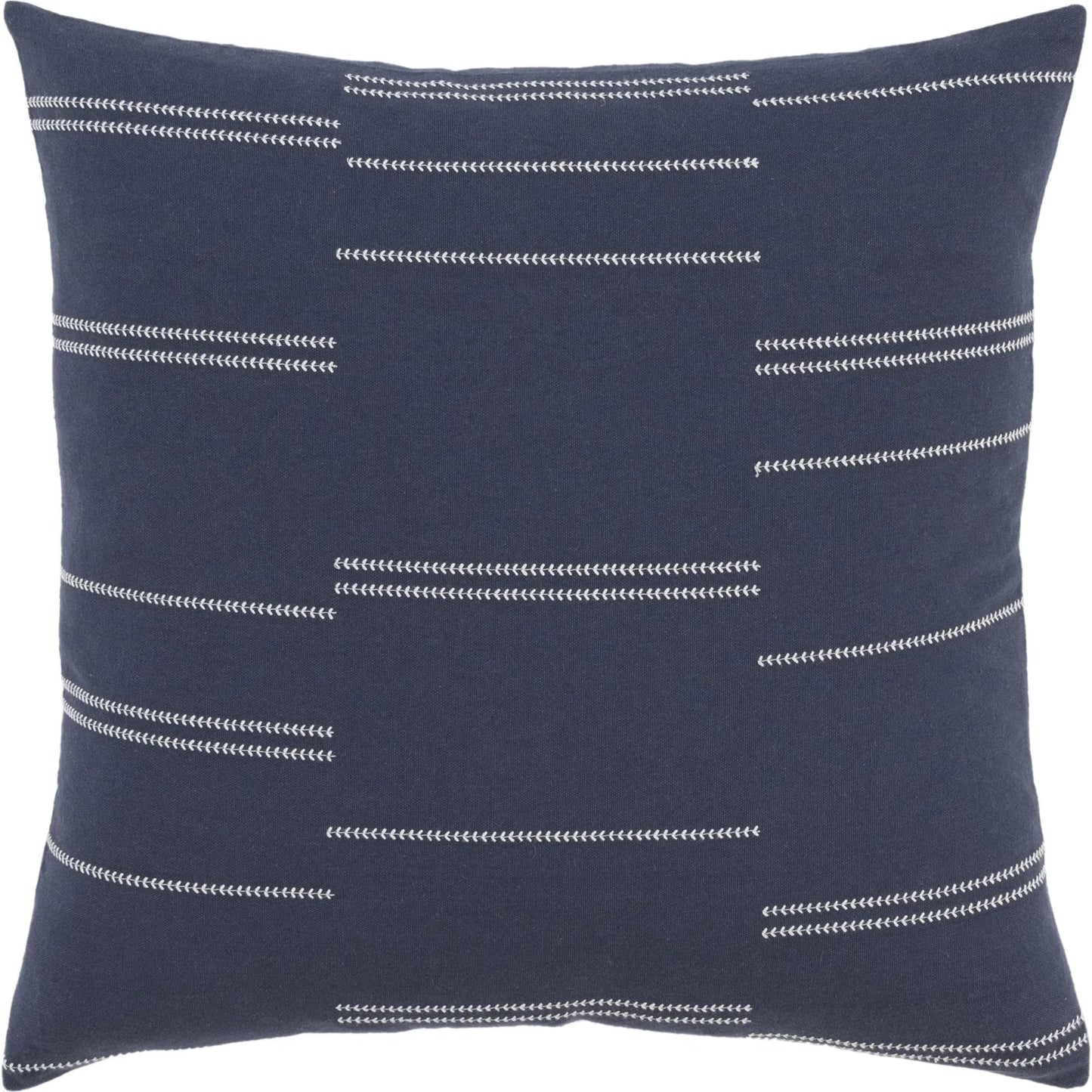 001 SI-2438986 | Primary Silo | Hudspeth Pillow by HedgeApple Essentials in white, blue. Made from cotton in a transitional style.
