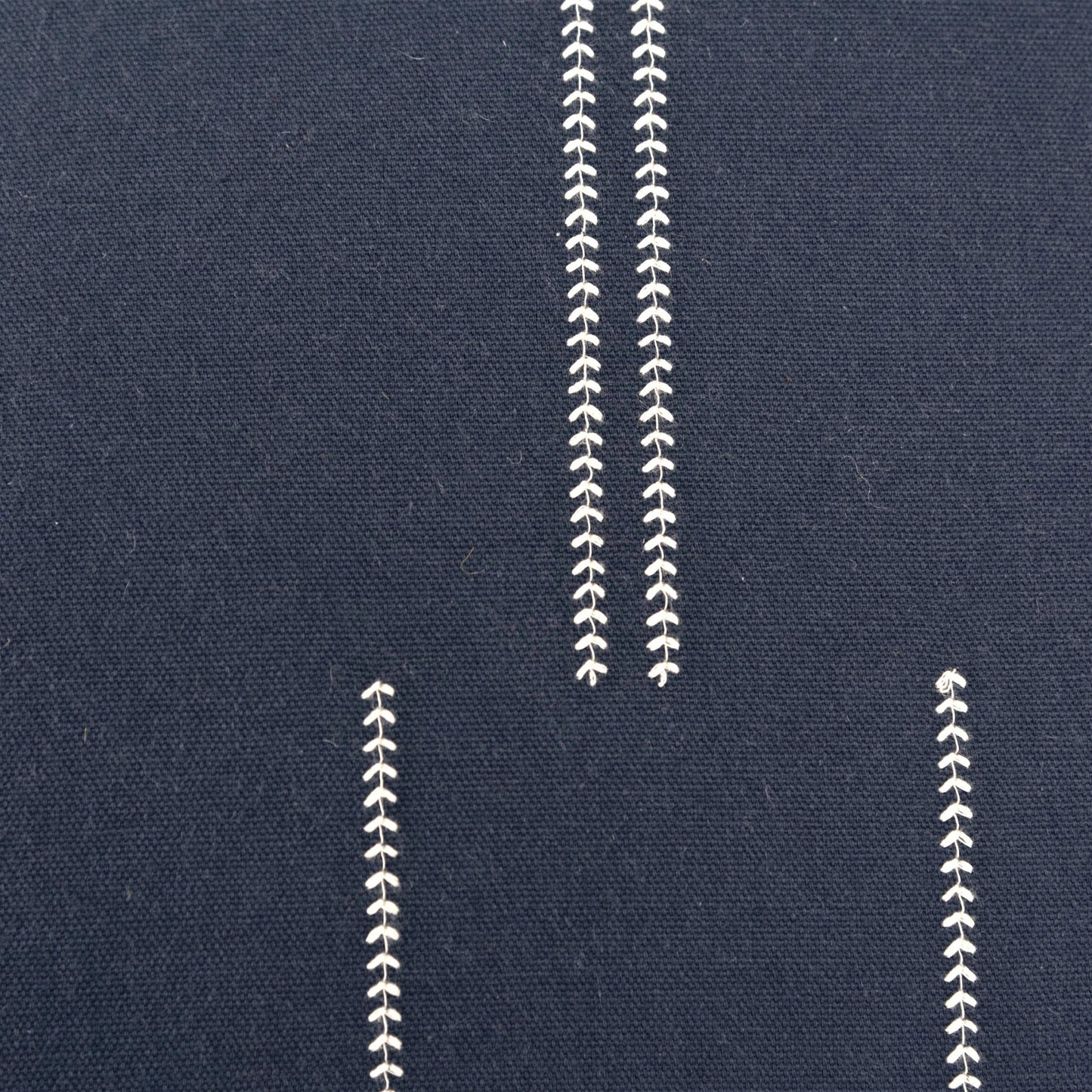 004 SI-2023033,SI-2023034 | Closeup | Hudspeth Pillow by HedgeApple Essentials in blue. Made from cotton in a modern style.