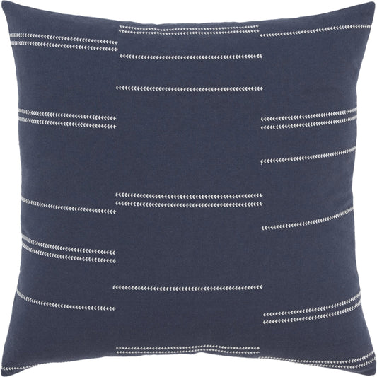 Hudspeth Pillow by HedgeApple Essentials in blue. Made from cotton in a modern style.