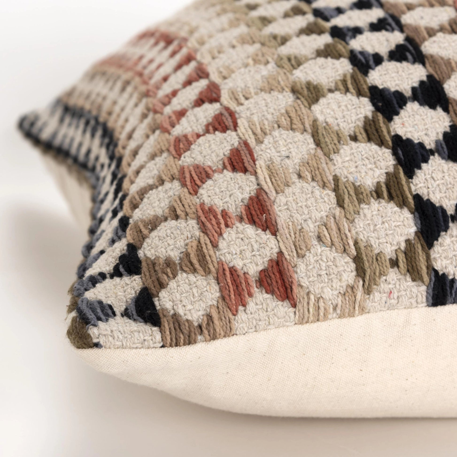 Kimble Pillow by HedgeApple Essentials in multi. Made from cotton in a modern style.