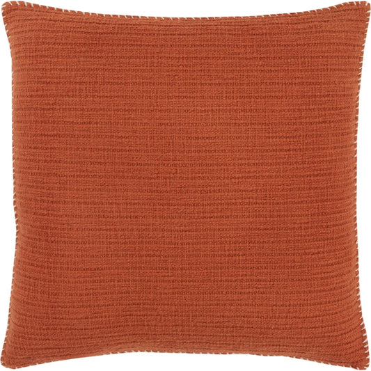 Sequoyah Pillow by HedgeApple Essentials in burnt orange, orange, dark orange. Made from cotton in a unique style.