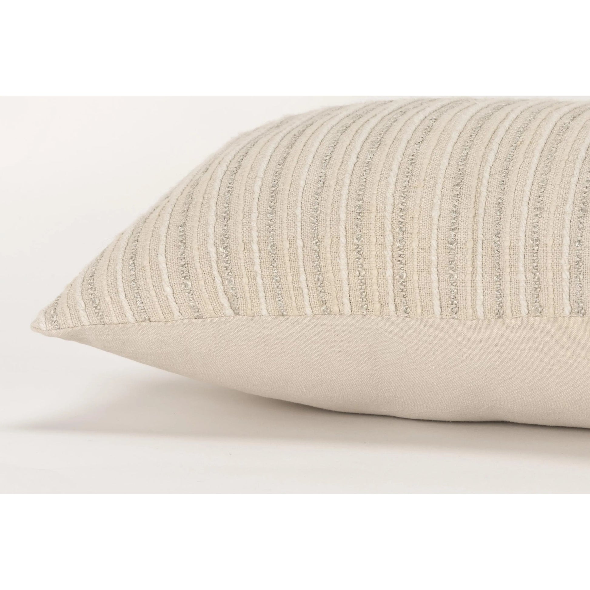 Yell Pillow by HedgeApple Essentials in beige. Made from cotton, viscose in a transitional style.