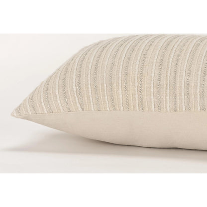 Yell Pillow by HedgeApple Essentials in beige. Made from cotton, viscose in a transitional style.