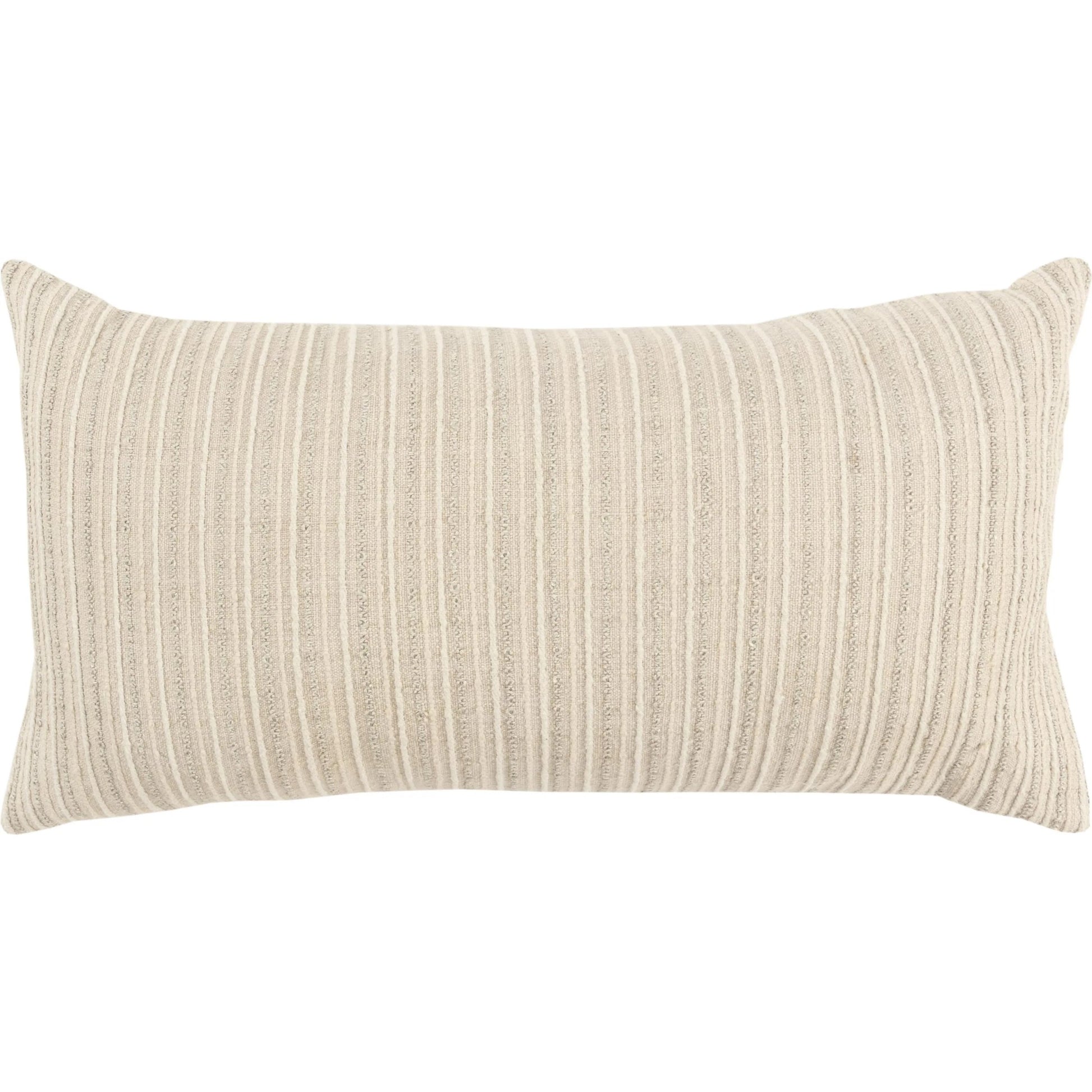 Yell Pillow by HedgeApple Essentials in beige. Made from cotton, viscose in a transitional style.