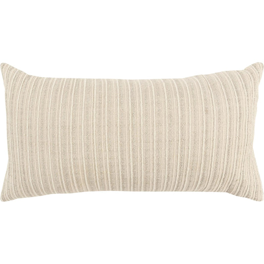 Yell Pillow by HedgeApple Essentials in beige. Made from cotton, viscose in a unique style.