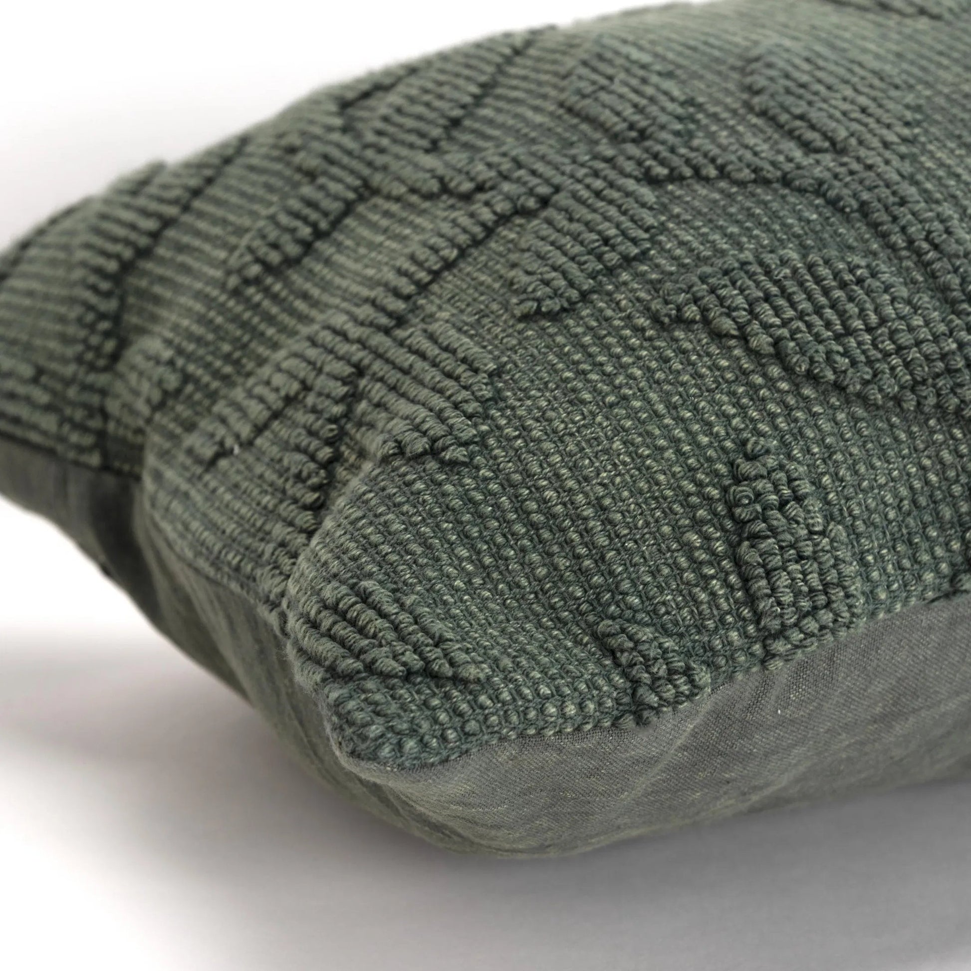 Utuado Pillow by HedgeApple Essentials in green. Made from cotton in a eclectic & global style.