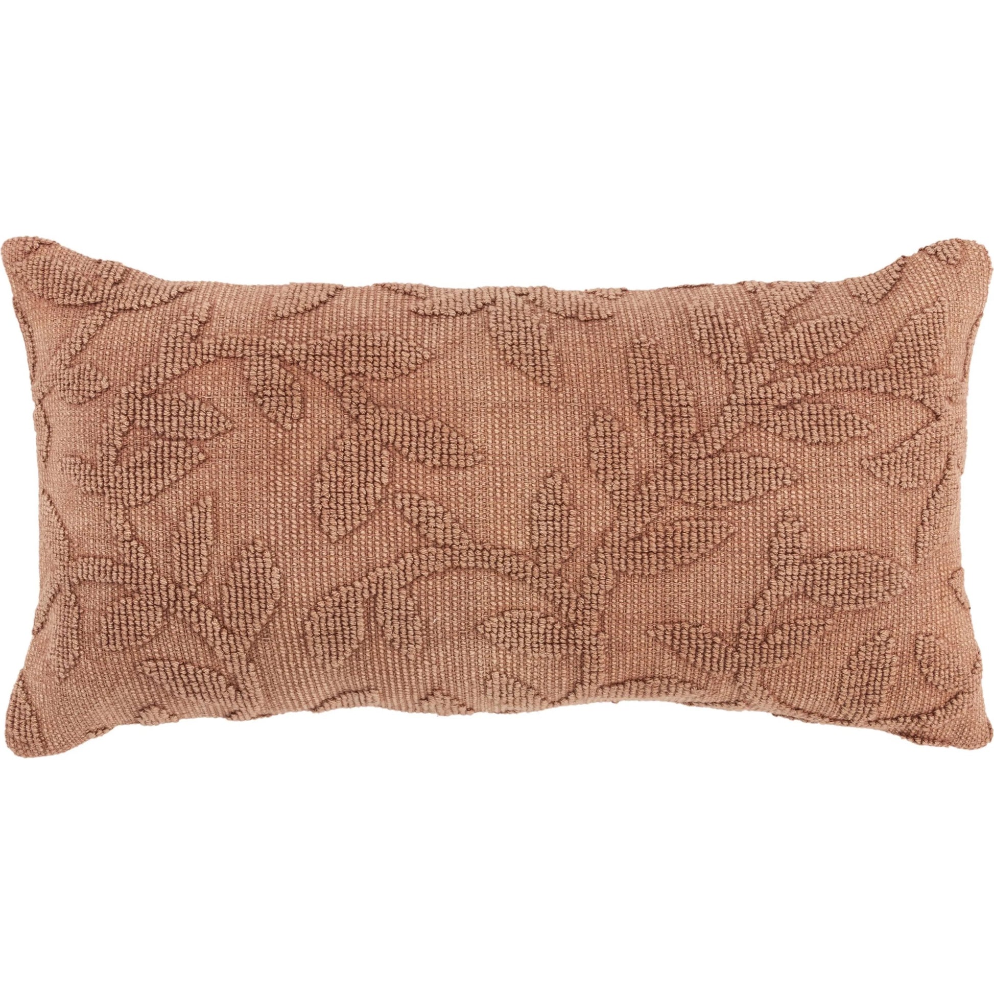 Williamson Pillow by HedgeApple Essentials in clay, brick, terra cotta. Made from cotton in a coastal style.