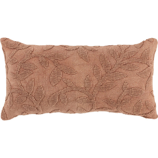 Williamson Pillow by HedgeApple Essentials in clay, brick, terra cotta. Made from cotton in a unique style.