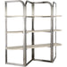 Modern Mood Etagere by Hooker Furniture. Made from oak veneers, metal in a modern style.