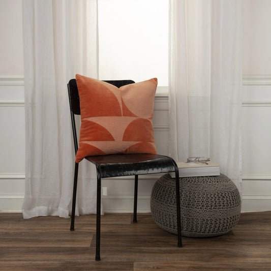 Starke Pillow by HedgeApple Essentials in orange. Made from cotton, polyester in a unique style.