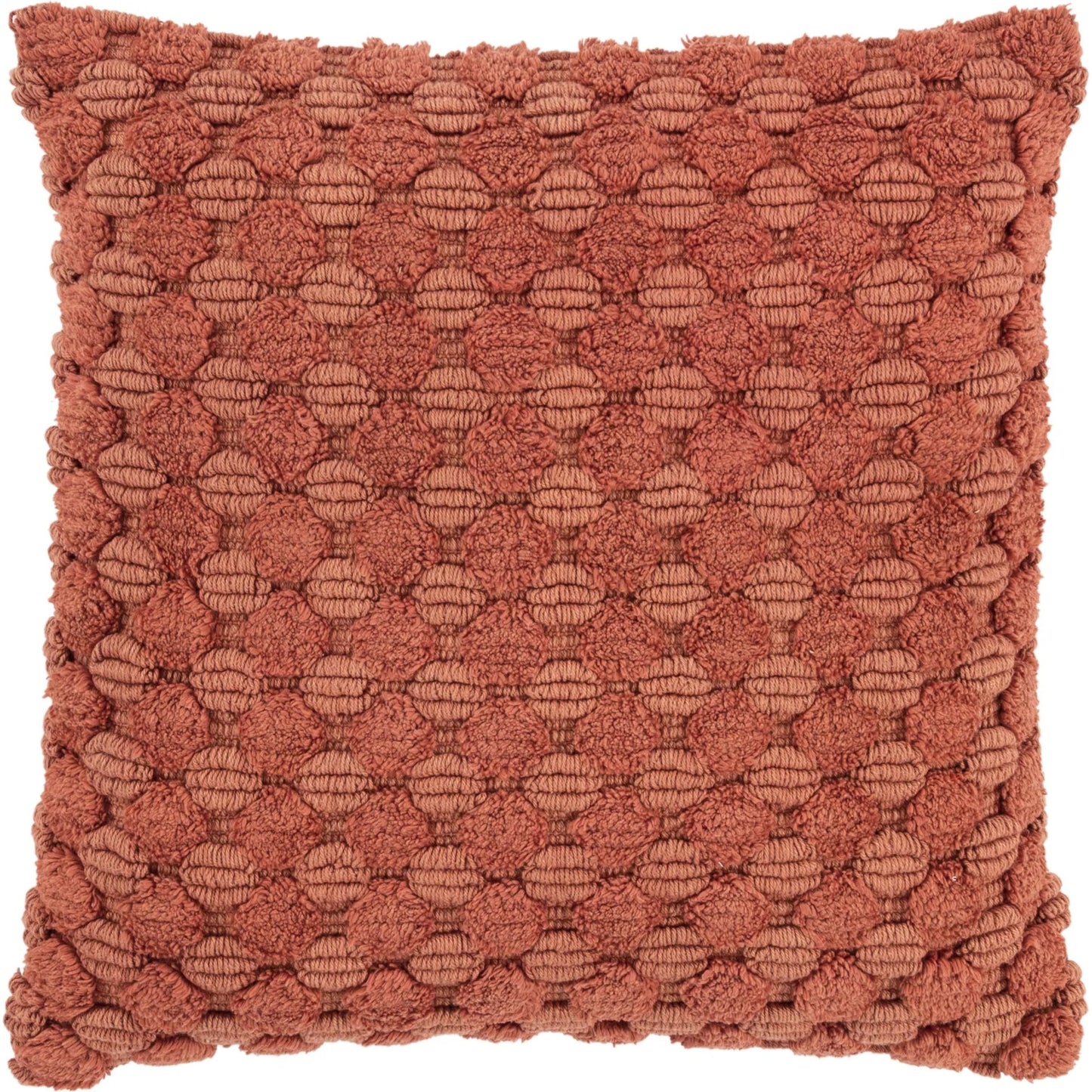 001 SI-2438545 | Primary Silo | Doddridge Pillow by HedgeApple Essentials in burnt orange, brick, terra cotta. Made from cotton in a eclectic & global style.