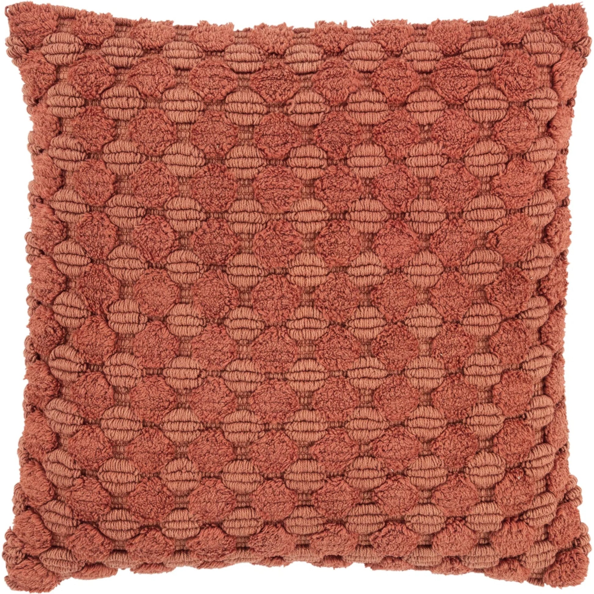 Doddridge Pillow by HedgeApple Essentials in burnt orange, brick, terra cotta. Made from cotton in a eclectic & global style.