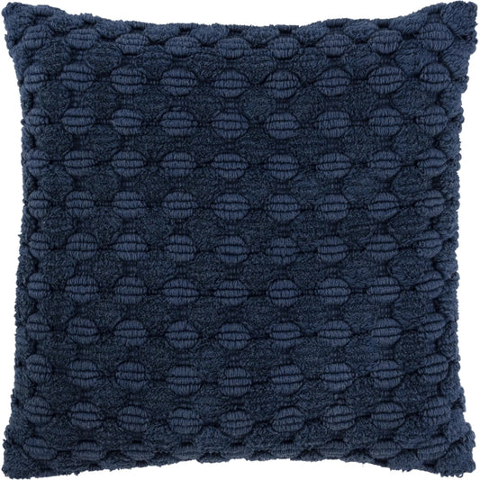 Boone Pillow by HedgeApple Essentials in blue, navy, dark blue. Made from cotton in a unique style.