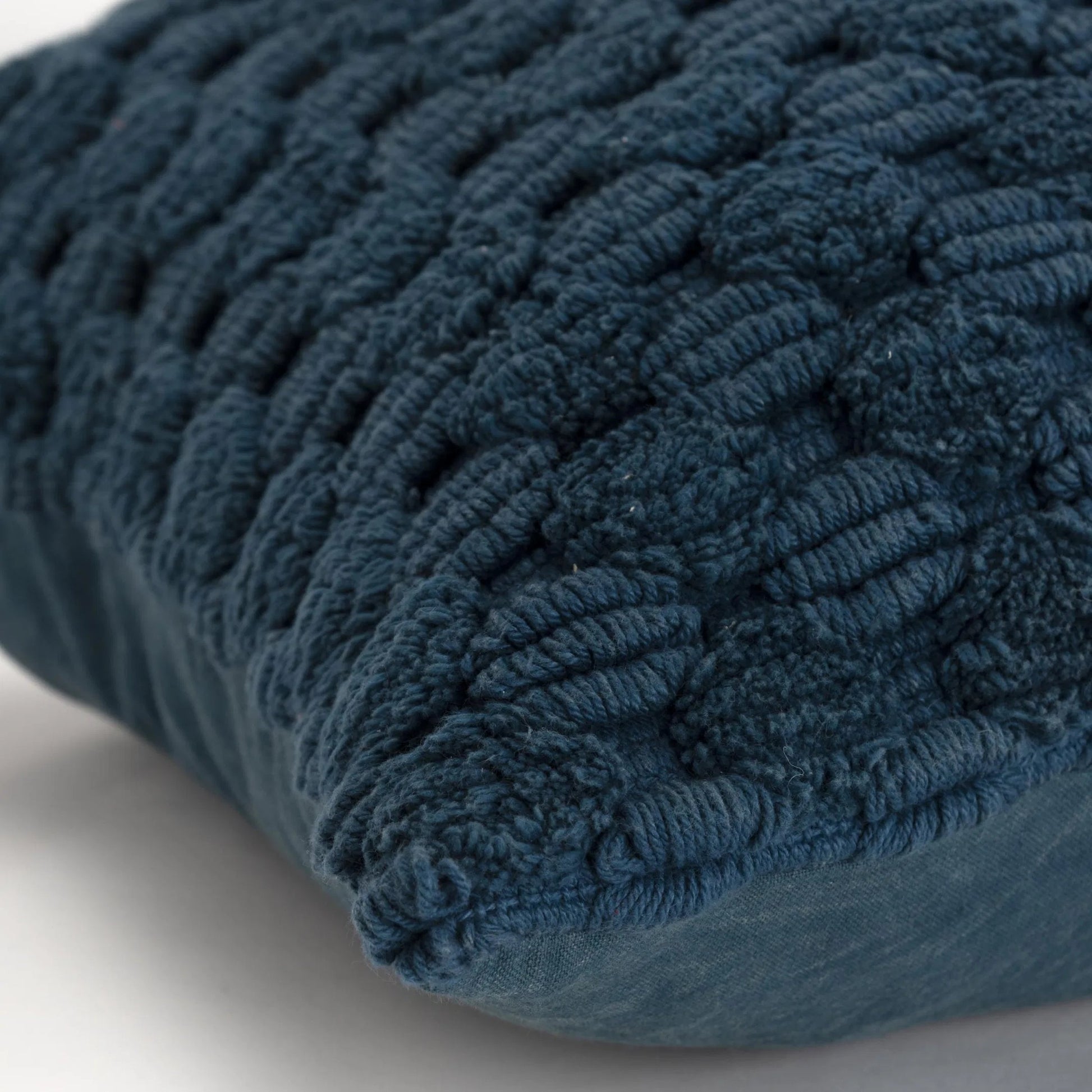 Dover Pillow by HedgeApple Essentials in teal. Made from cotton in a eclectic & global style.