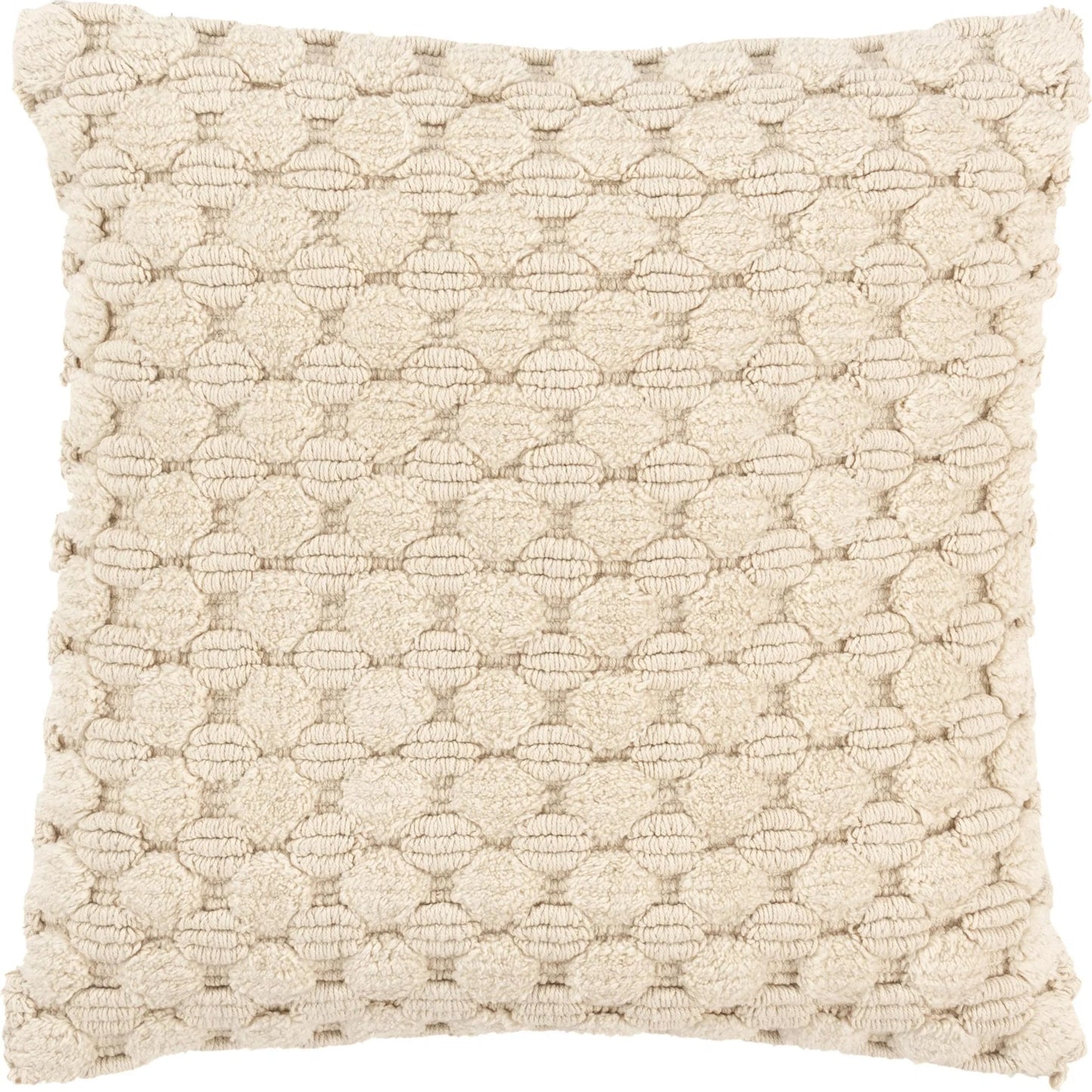 000 SI-2438944 | Primary Silo | Lamar Pillow by HedgeApple Essentials in beige. Made from cotton in a transitional style.