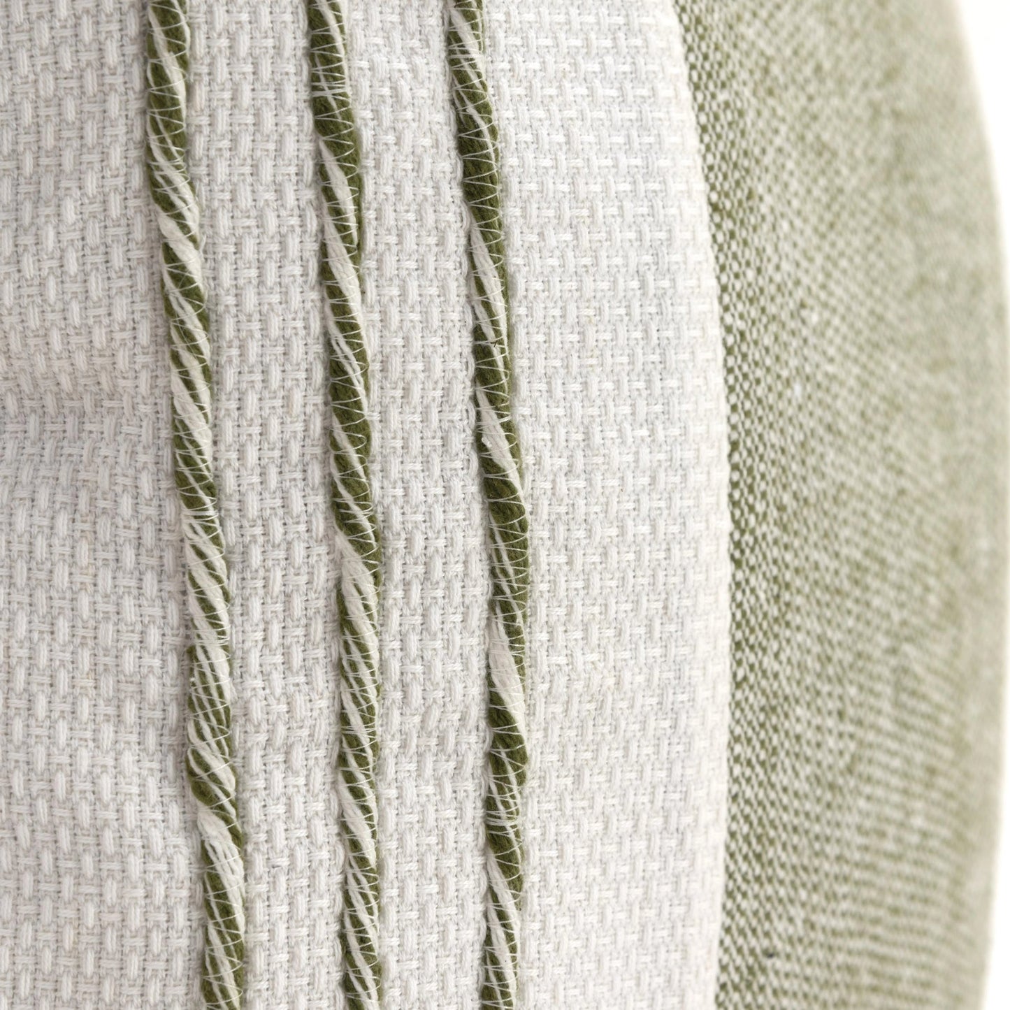 019 SI-2023009,SI-2023015 | Closeup | Candler Pillow by HedgeApple Essentials. Made from cotton in a modern style.