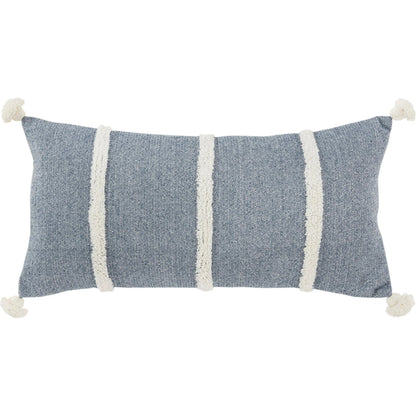Douglas Pillow by HedgeApple Essentials in blue. Made from cotton in a transitional style.