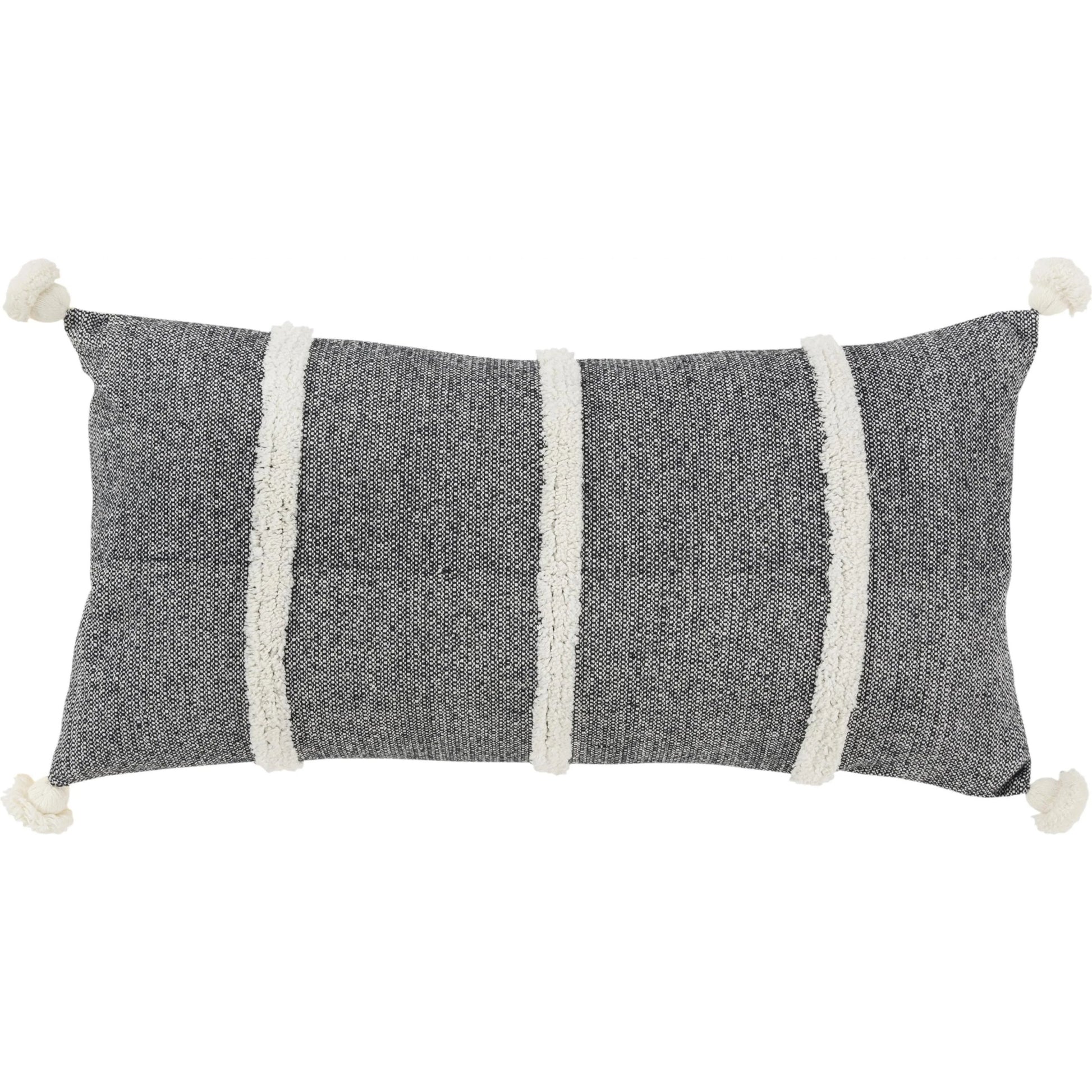 Alta Pillow by HedgeApple Essentials in black. Made from cotton in a transitional style.