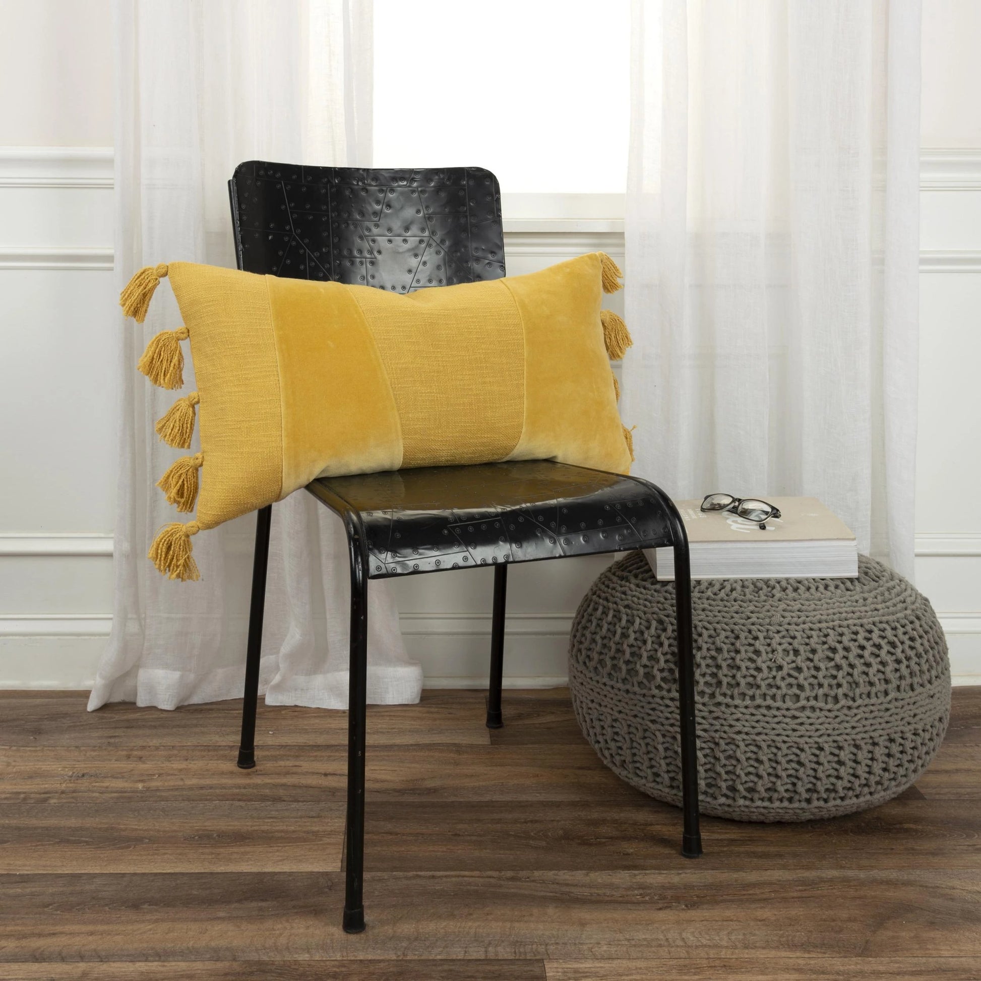 Harlan Pillow by HedgeApple Essentials. Made from cotton in a modern style.