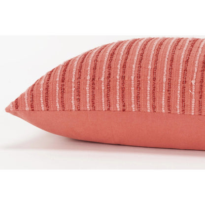 Stanislaus Pillow by HedgeApple Essentials in coral. Made from cotton, viscose in a eclectic & global style.