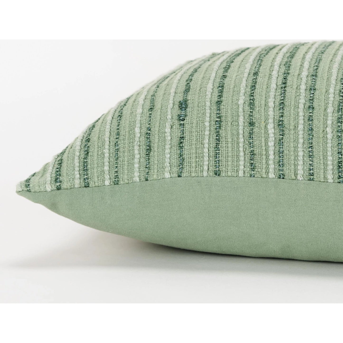 003 SI-2438697 | Closeup | Garland Pillow by HedgeApple Essentials in green. Made from cotton, viscose in a eclectic & global style.
