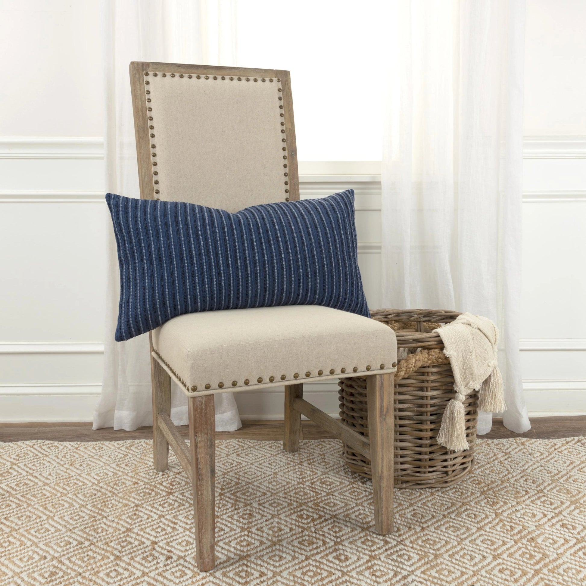 Burnet Pillow by HedgeApple Essentials. Made from cotton, viscose in a modern style.