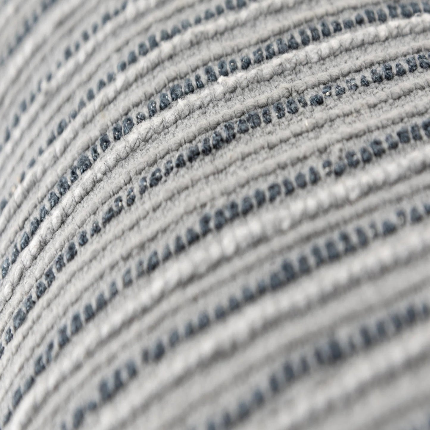 002 SI-2438756 | Closeup | Mingo Pillow by HedgeApple Essentials in grey. Made from cotton, viscose in a transitional style.