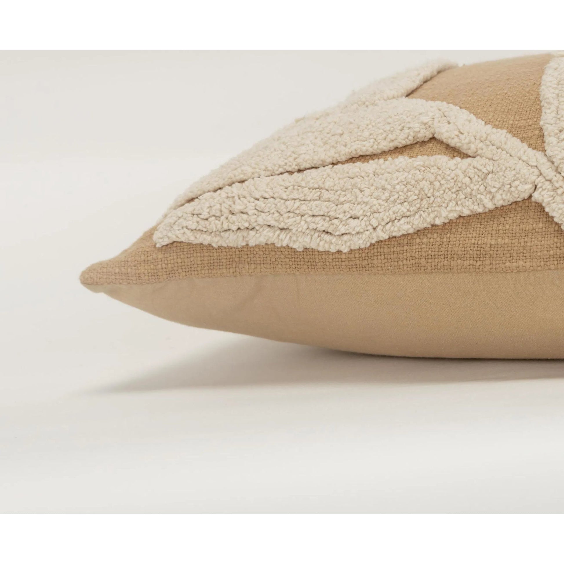Shawano Pillow by HedgeApple Essentials in brown, gold. Made from cotton, polyester in a coastal style.