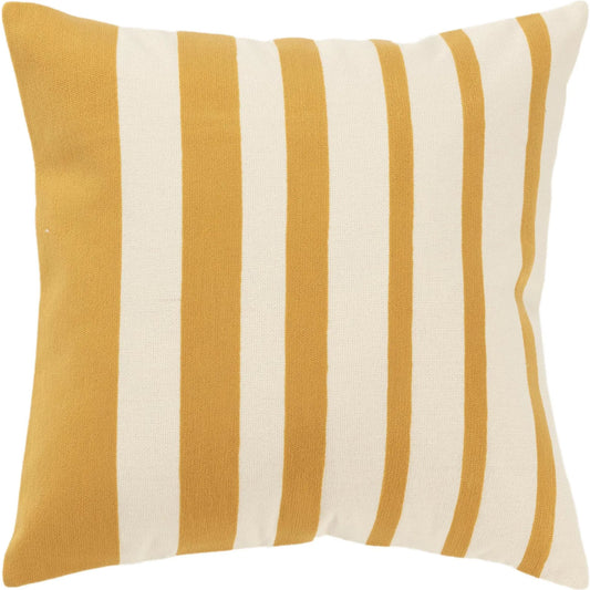 Fargo Pillow by HedgeApple Essentials in gold, yellow, ivory. Made from cotton, polyester in a unique style.