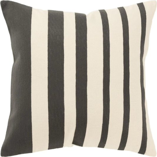 Madison Pillow by HedgeApple Essentials in gray, ivory. Made from cotton, polyester in a unique style.