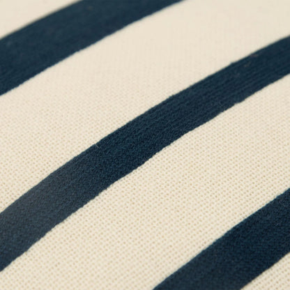 Jefferson Pillow by HedgeApple Essentials in deep dark blue, dark blue, navy, ivory. Made from cotton, polyester in a eclectic & global style.
