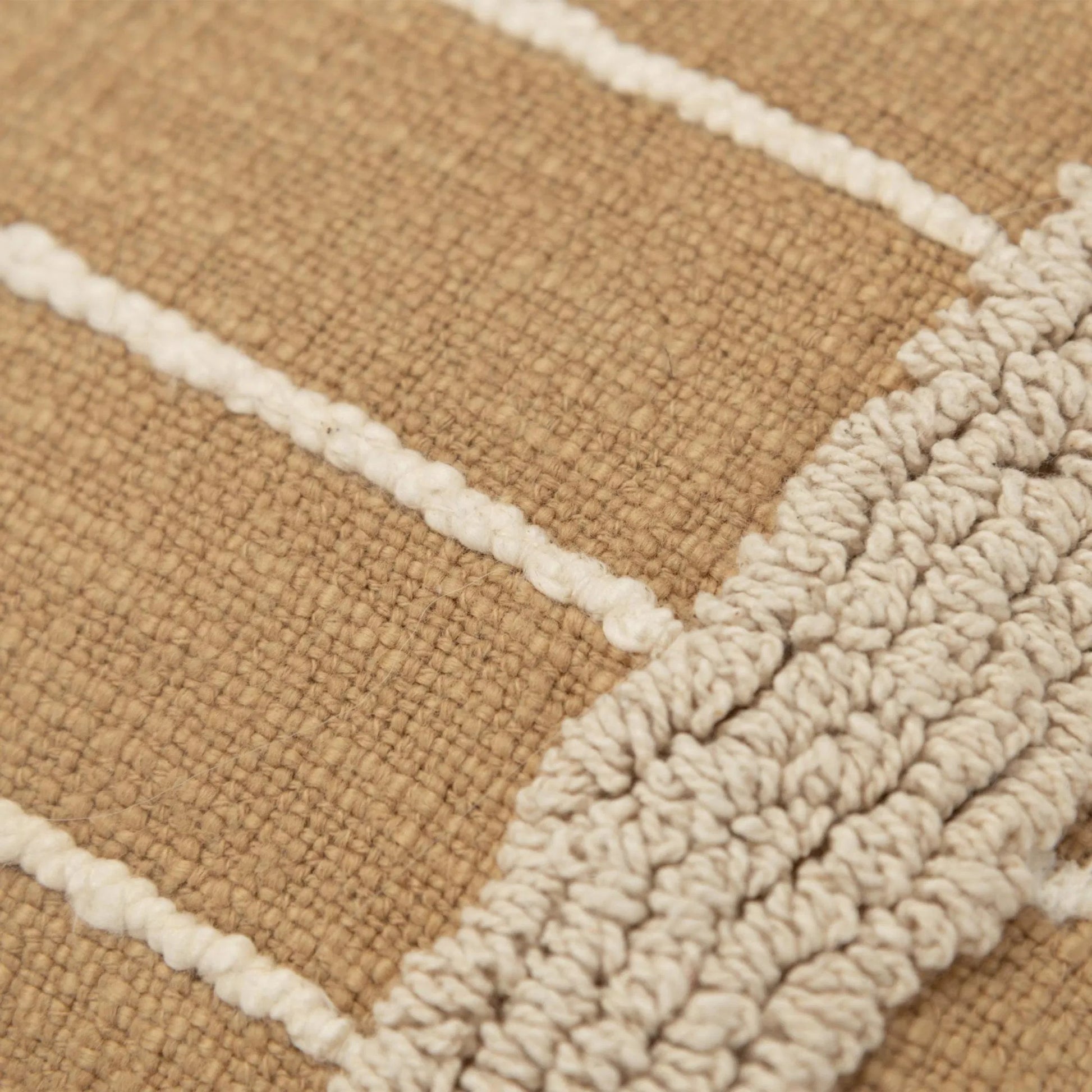 Levy Pillow by HedgeApple Essentials in brown, tan, gold. Made from polyester, cotton in a eclectic & global style.